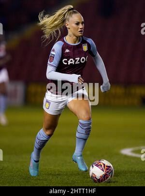 Aston Villa’s Alisha Lehmann during the FA Women's Super League match