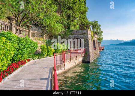 Varenna, the Lombard village of lovers on Lake Como Stock Photo