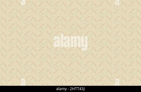 Seamless ethnic and geometric pattern for fabric, Textile ornament in a light pink Stock Photo