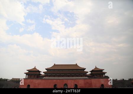 Largest palace complex in the world Forbidden city Stock Photo