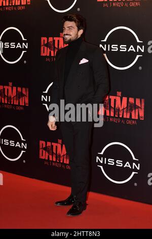 Mariano Di Vaio attends the red carpet of the premiere of the movie The Batman at The Space Moderno Cinema.Rome. (Italy) March, 1th 2022 Stock Photo