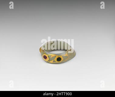 Archer's Thumb Ring. Date: 16th-17th century; Culture: Turkish; Medium: Jade,  gold, emeralds, Stock Photo, Picture And Rights Managed Image. Pic.  MPN-121300 | agefotostock