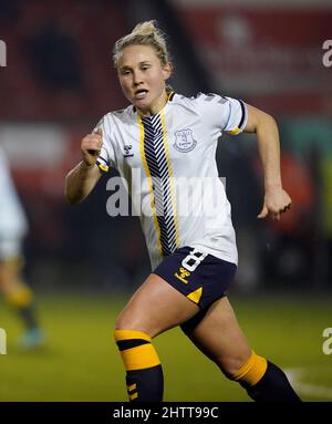 Everton's Izzy Christiansen during the Barclays FA Women's Super League at the Banks's Stadium, Walsall. Picture date: Wednesday March 2, 2022. Stock Photo