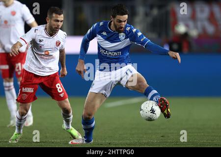 Brescia, Italy. 01st Mar, 2022. Riad Bajic (Brescia Calcio) in