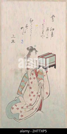 Art inspired by 『春雨集』 摺物帖, Edo period (1615–1868), 1810s