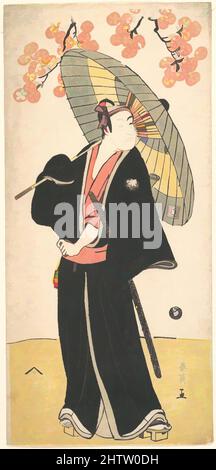 Art inspired by Ichikawa Monosuke II, Edo period (1615–1868), ca. 1790, Japan, Polychrome woodblock print; ink and color on paper, 12 x 6 in. (30.5 x 15.2 cm), Prints, Katsukawa Shun'ei (Japanese, 1762–1819, Classic works modernized by Artotop with a splash of modernity. Shapes, color and value, eye-catching visual impact on art. Emotions through freedom of artworks in a contemporary way. A timeless message pursuing a wildly creative new direction. Artists turning to the digital medium and creating the Artotop NFT Stock Photo
