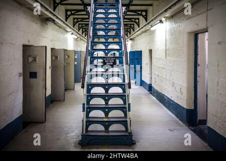 Beechworth Gaol Interior in Victoria Australia Stock Photo