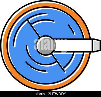 industrial water filtration process color icon vector illustration ...