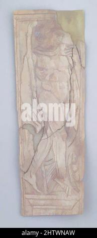 Art inspired by Relief from casket, Roman, Ivory, Other: 6 5/16 x 2 3/16 x 1/16 in. (16 x 5.6 x 0.2 cm), Relief from a casket with Herakles holding a club, Classic works modernized by Artotop with a splash of modernity. Shapes, color and value, eye-catching visual impact on art. Emotions through freedom of artworks in a contemporary way. A timeless message pursuing a wildly creative new direction. Artists turning to the digital medium and creating the Artotop NFT Stock Photo