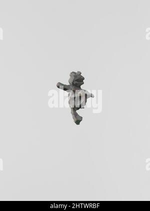 Art inspired by Statuette of a warrior-11, Greek, Laconian, Lead, Height: 3/4 in. (1.9 cm), Miscellaneous-Lead, Classic works modernized by Artotop with a splash of modernity. Shapes, color and value, eye-catching visual impact on art. Emotions through freedom of artworks in a contemporary way. A timeless message pursuing a wildly creative new direction. Artists turning to the digital medium and creating the Artotop NFT Stock Photo