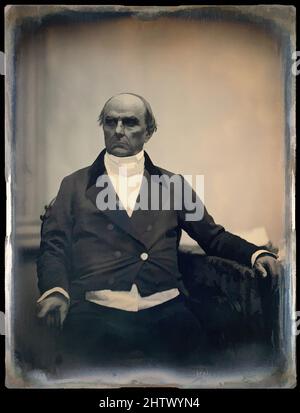 Art inspired by Daniel Webster, ca. 1850, Daguerreotype, 21.5 x 16.6 cm (8 7/16 x 6 9/16 in.), Photographs, Albert Sands Southworth (American, West Fairlee, Vermont 1811–1894 Charlestown, Massachusetts), Josiah Johnson Hawes (American, Wayland, Massachusetts 1808–1901 Crawford Notch, Classic works modernized by Artotop with a splash of modernity. Shapes, color and value, eye-catching visual impact on art. Emotions through freedom of artworks in a contemporary way. A timeless message pursuing a wildly creative new direction. Artists turning to the digital medium and creating the Artotop NFT Stock Photo