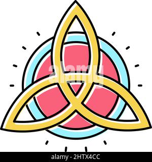 symbol astrological color icon vector illustration Stock Vector