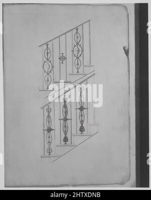Art inspired by Book of Designs for Ironwork, 1765 and 1793, Illustrations: etching, 10 11/16 x 7 15/16 x 1 7/16 in. (27.2 x 20.1 x 3.6 cm, Classic works modernized by Artotop with a splash of modernity. Shapes, color and value, eye-catching visual impact on art. Emotions through freedom of artworks in a contemporary way. A timeless message pursuing a wildly creative new direction. Artists turning to the digital medium and creating the Artotop NFT Stock Photo