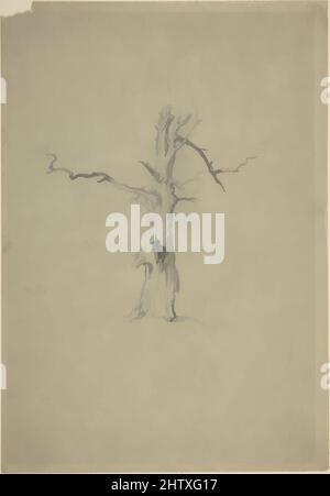 Art inspired by Study of a Dead Tree, 1840–99, Graphite, sheet: 9 15/16 x 6 7/8 in. (25.2 x 17.5 cm), Drawings, Myles Birket Foster (British, Northumberland 1825–1899 Braeside, Classic works modernized by Artotop with a splash of modernity. Shapes, color and value, eye-catching visual impact on art. Emotions through freedom of artworks in a contemporary way. A timeless message pursuing a wildly creative new direction. Artists turning to the digital medium and creating the Artotop NFT Stock Photo