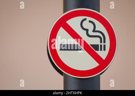 No smoking sign background Stock Photo