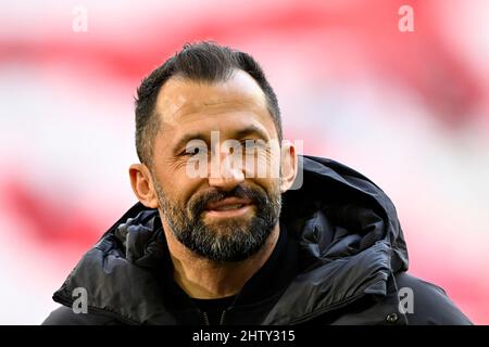 Sports Director Hasan Salihamidzic FC Bayern Munich FCB, Allianz Arena, Munich, Bavaria, Germany Stock Photo