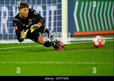 Borussia Dortmund Goalkeeper Gregor Kobel Makes A Save During The UEFA ...