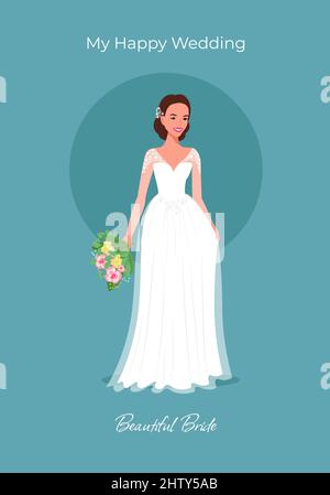 Cartoon beautiful princess in pink dress Stock Vector Image & Art - Alamy