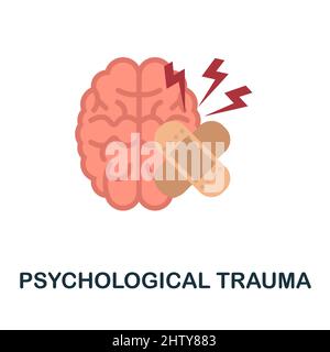 Mental disorders icon set in thin line style. Psychological problems ...