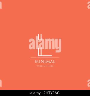 Inspiring logo designs for companies from the initial letters of the L logo icon. Stock Vector