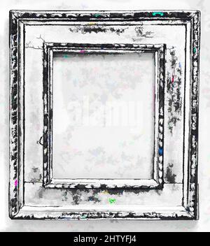 Art inspired by Cassetta frame, late 16th century, Italian, Bologna, Poplar, 32.2 x 28.6, 19 x 15.3, 20.7 x 17.3 cm., Frames, Classic works modernized by Artotop with a splash of modernity. Shapes, color and value, eye-catching visual impact on art. Emotions through freedom of artworks in a contemporary way. A timeless message pursuing a wildly creative new direction. Artists turning to the digital medium and creating the Artotop NFT Stock Photo
