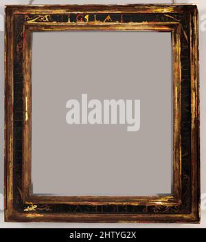 Art inspired by Cassetta frame, mid to late 16th century, Spanish, Poplar, 33.2 x 29.7, 25.1 x 21.6, 26.1 x 22.6 cm., Frames, Classic works modernized by Artotop with a splash of modernity. Shapes, color and value, eye-catching visual impact on art. Emotions through freedom of artworks in a contemporary way. A timeless message pursuing a wildly creative new direction. Artists turning to the digital medium and creating the Artotop NFT Stock Photo