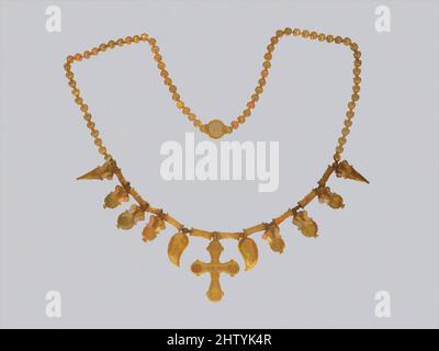 Art inspired by Gold Necklace with 