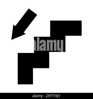 Abstract vector icon on the white, Illustration isolated for graphic and web design. Simple flat symbol. Stock Vector