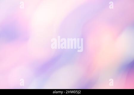 Blurred light purple and pink background. Defocused art abstract lilac gradient backdrop with blur and bokeh. Blurry wallpaper. Stock Photo