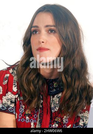 British film and tv actress Keira Knighley Stock Photo