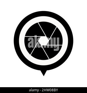 Abstract vector icon on the white, Illustration isolated for graphic and web design. Simple flat symbol. Stock Vector