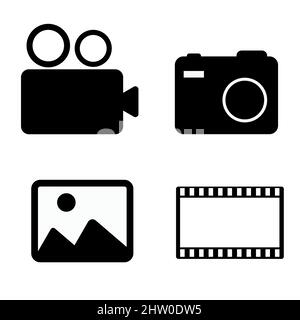 Abstract vector icon on the white, Illustration isolated for graphic and web design. Simple flat symbol. Stock Vector