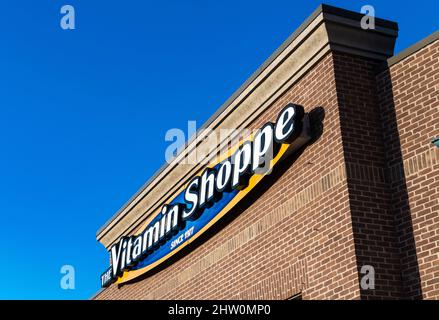 The Vitamin Shoppe, New Jersey, USA. Stock Photo