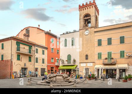 Town center of Castiglione del Lago, Umbria, Italy Stock Photo