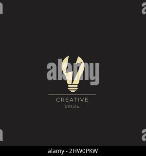 Logo abstract design vector template Negative space style. Startup Logotype concept icon Stock Vector