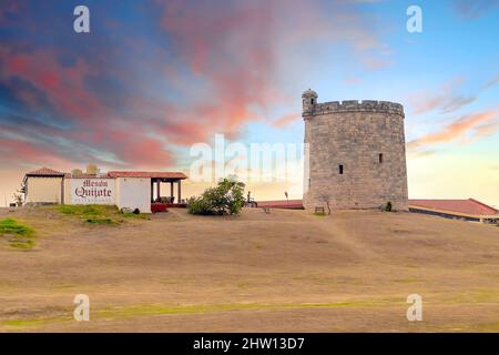 Colonial Fort, El Meson del Quijote, Varadero, Cuba Stock Photo