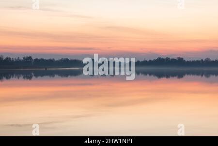 France, Ain, la Dombes region, Lapeyrouse and its ponds, Natura 2000 site Stock Photo