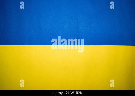 Blue and yellow paper texture background Stock Photo