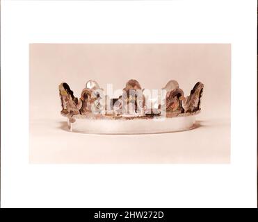 Art inspired by Rim for Waste Bowl, 1845, Made in Baltimore, Maryland, United States, American, Silver, Overall: 1 11/16 x 6 1/4 in. (4.3 x 15.9 cm); 8 oz. 13 dwt. (268.6 g), Silver, Andrew Ellicott Warner (1786–1870, Classic works modernized by Artotop with a splash of modernity. Shapes, color and value, eye-catching visual impact on art. Emotions through freedom of artworks in a contemporary way. A timeless message pursuing a wildly creative new direction. Artists turning to the digital medium and creating the Artotop NFT Stock Photo