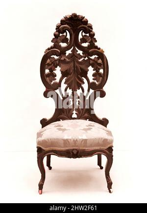 Alexander Roux Chair Art inspired by Slipper Chair, ca. 1860, Made in New York, New York ...