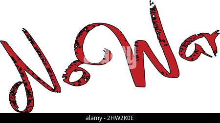 No war text sign illustration on white background Stock Vector