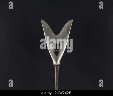 Art inspired by Arrowhead (Yanonē), 18th century, Japanese, Steel, L. 8 in. (20.3 cm); L. of head 2 3/4 in. (7 cm); W. 2 in. (5.1 cm); Wt. 1.7 oz. (48.2 g), Archery Equipment-Arrowheads, Classic works modernized by Artotop with a splash of modernity. Shapes, color and value, eye-catching visual impact on art. Emotions through freedom of artworks in a contemporary way. A timeless message pursuing a wildly creative new direction. Artists turning to the digital medium and creating the Artotop NFT Stock Photo