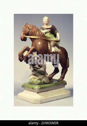 Art inspired by William III as a Roman emperor, Ralph Wood the Younger (British, Burslem 1748–1795 Burslem), ca. 1770–80, British, Burslem, Staffordshire, Lead-glazed earthenware, Height: 14 in. (35.6 cm), Ceramics-Pottery, Ralph Wood the Younger (British, Burslem 1748–1795 Burslem), Classic works modernized by Artotop with a splash of modernity. Shapes, color and value, eye-catching visual impact on art. Emotions through freedom of artworks in a contemporary way. A timeless message pursuing a wildly creative new direction. Artists turning to the digital medium and creating the Artotop NFT Stock Photo