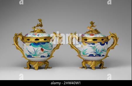 A Louis XV style gilt-bronze mounted probably Japanese porcelain