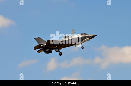 Lockheed Martin F-35B Lightning II Fighter Aircraft of the Royal Air Force Stock Photo