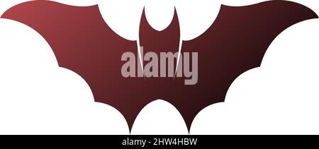 Bat animal logo icon illustration template vector Stock Vector