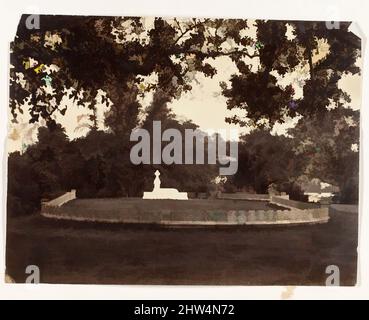 Art inspired by Tomb of Lady Charlotte Canning, Barrackpur, 1858–61, Albumen silver print, Image: 15.3 x 20.2 cm (6 x 7 15/16 in.), Photographs, Unknown, Classic works modernized by Artotop with a splash of modernity. Shapes, color and value, eye-catching visual impact on art. Emotions through freedom of artworks in a contemporary way. A timeless message pursuing a wildly creative new direction. Artists turning to the digital medium and creating the Artotop NFT Stock Photo