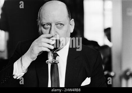 Media Mogul Lord Lew Grade poses for the camera. 24th January 1967. Stock Photo