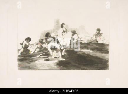 Art inspired by Plate 24 from 'The Disasters of War' (Los Desastres de la Guerra):' They can still be of use.' (Aun podrán servir), 1810, Etching before burnisher, Plate: 6 5/16 × 10 1/16 in. (16.1 × 25.6 cm), Prints, Goya (Francisco de Goya y Lucientes) (Spanish, Fuendetodos 1746–1828, Classic works modernized by Artotop with a splash of modernity. Shapes, color and value, eye-catching visual impact on art. Emotions through freedom of artworks in a contemporary way. A timeless message pursuing a wildly creative new direction. Artists turning to the digital medium and creating the Artotop NFT Stock Photo