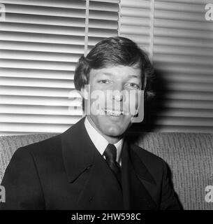 Richard Chamberlain is to star in his first BBC 2 drama, as a young american suffering from tuberculosis. The series starting in January is called 'The Portrait of a Lady'. Pictured at the BBC TV Centre. 13th November 1967. Stock Photo